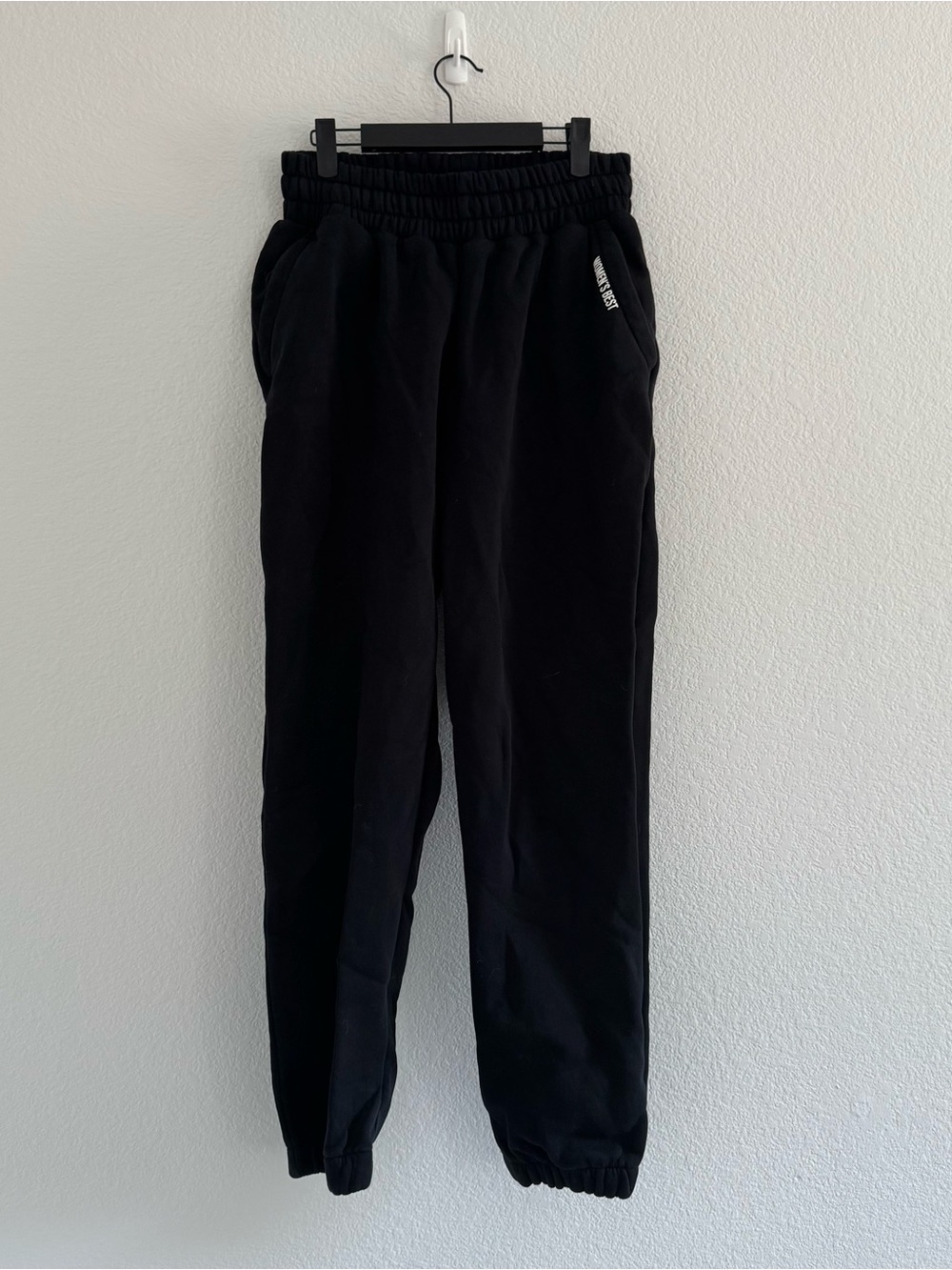 Black Joggers with Side Pockets